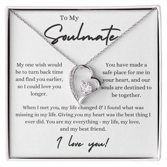 Soulmate | Forever Love Necklace | I Love You | To My Soulmate